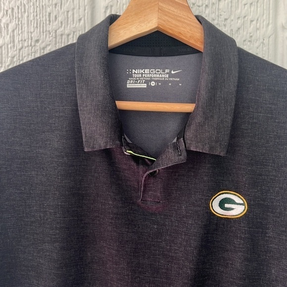 Nike Golf Men’s Green Bay Packer NFL Polo Shirt - size Medium - Picture 3 of 8